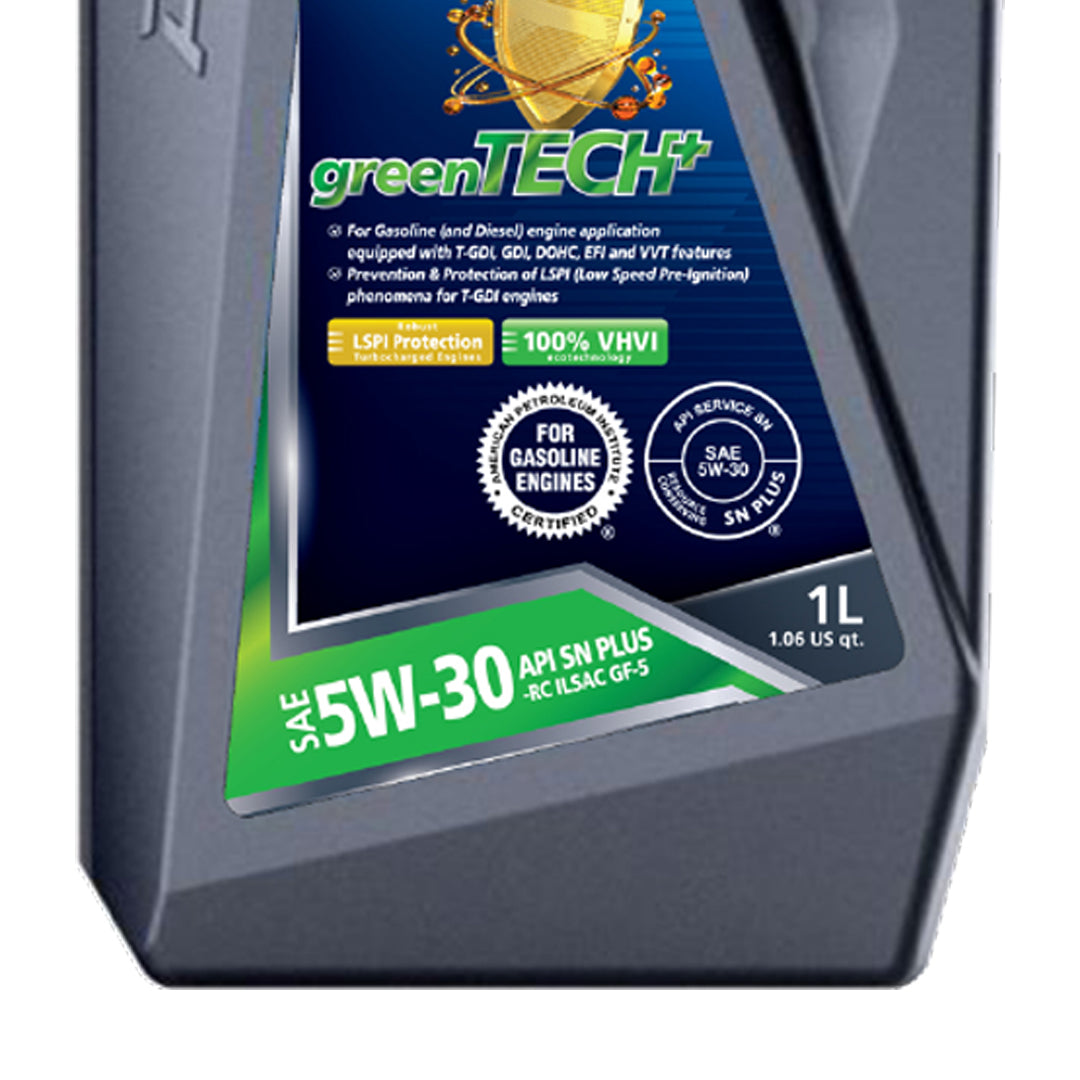 Aisin Fully Synthetic Engine Oil 5W30 - SN/CF Rated for Gas & Diesel Engines - 1 Liter Bottle - Ideal for High-Performance Vehicles & Heavy-Duty Trucks
