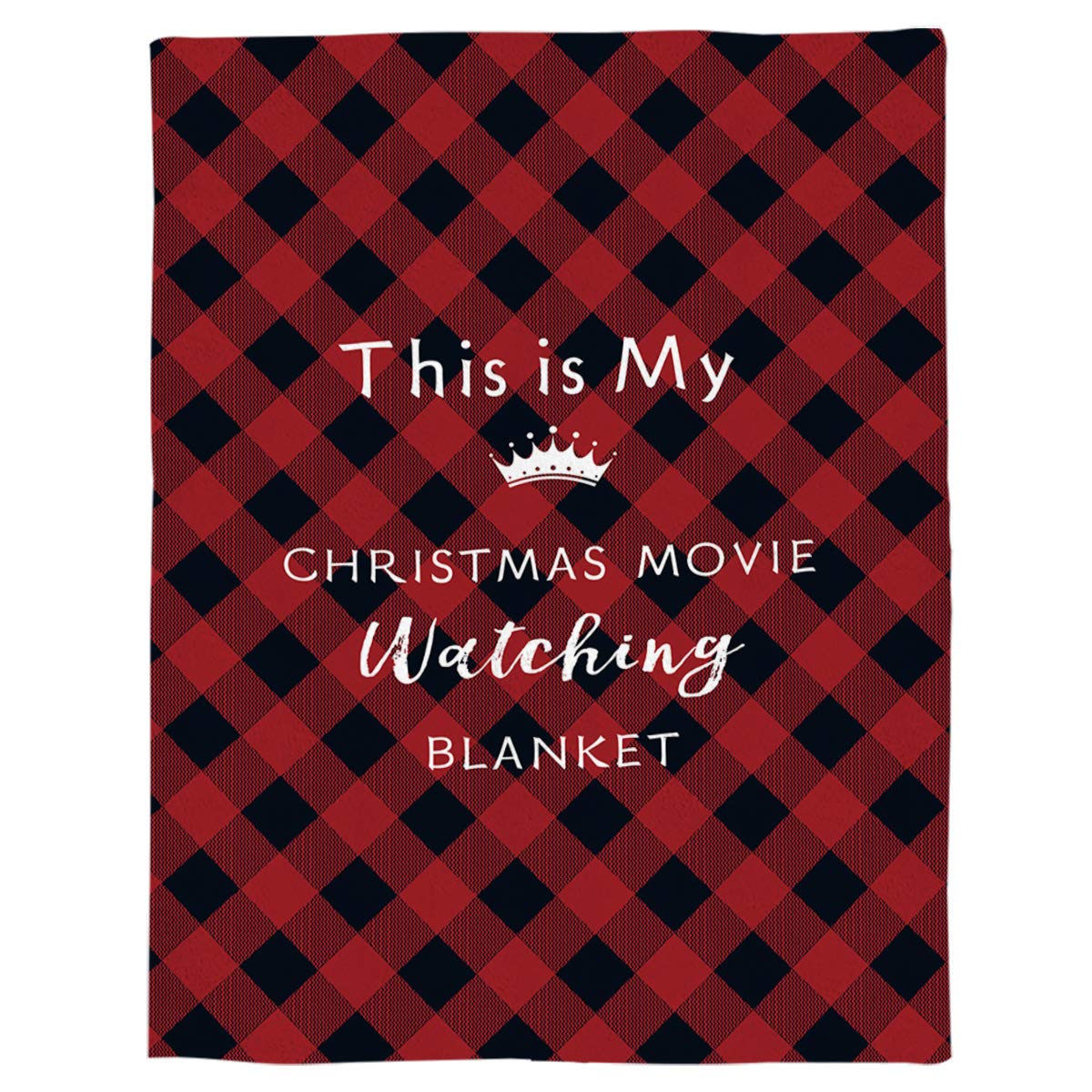Super Soft Flannel Fleece Blanket - Cozy Plush Microfiber Throw for Couch, Sofa & Bed (39x49 inches) | Perfect for Christmas Movie Nights, Home Decor & Gift Giving