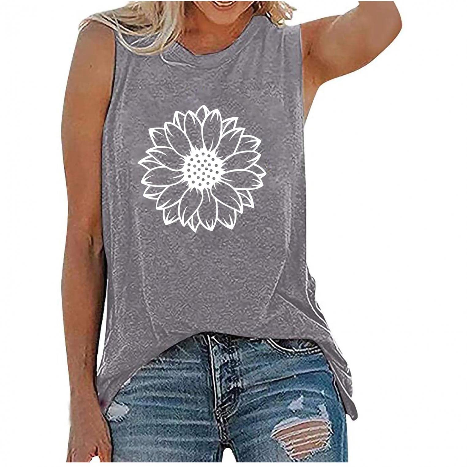 Women's Summer Tank Tops - Breathable Sleeveless Crewneck Shirts for Casual & Dressy Outfits | Perfect for Beach, Gym, and Everyday Wear