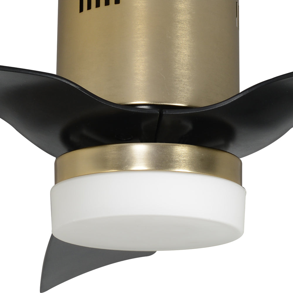 Striver II Low Profile Smart Ceiling Fan with LED Light and Remote Control - 48 Inch, Quiet Energy Efficient, for Bedroom, Living Room, Patio (Indoor/Outdoor Use)