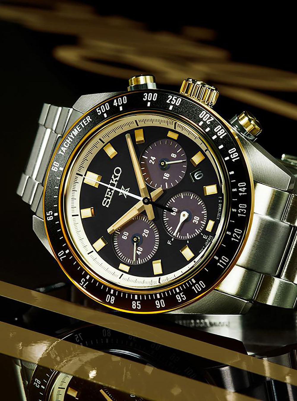 Seiko Prospex 'Circuit Race' Solar Speedtimer Chronograph Watch SBDL113 / SSC941 - Made in Japan JDM - Perfect for Racing Enthusiasts & Sports Lovers