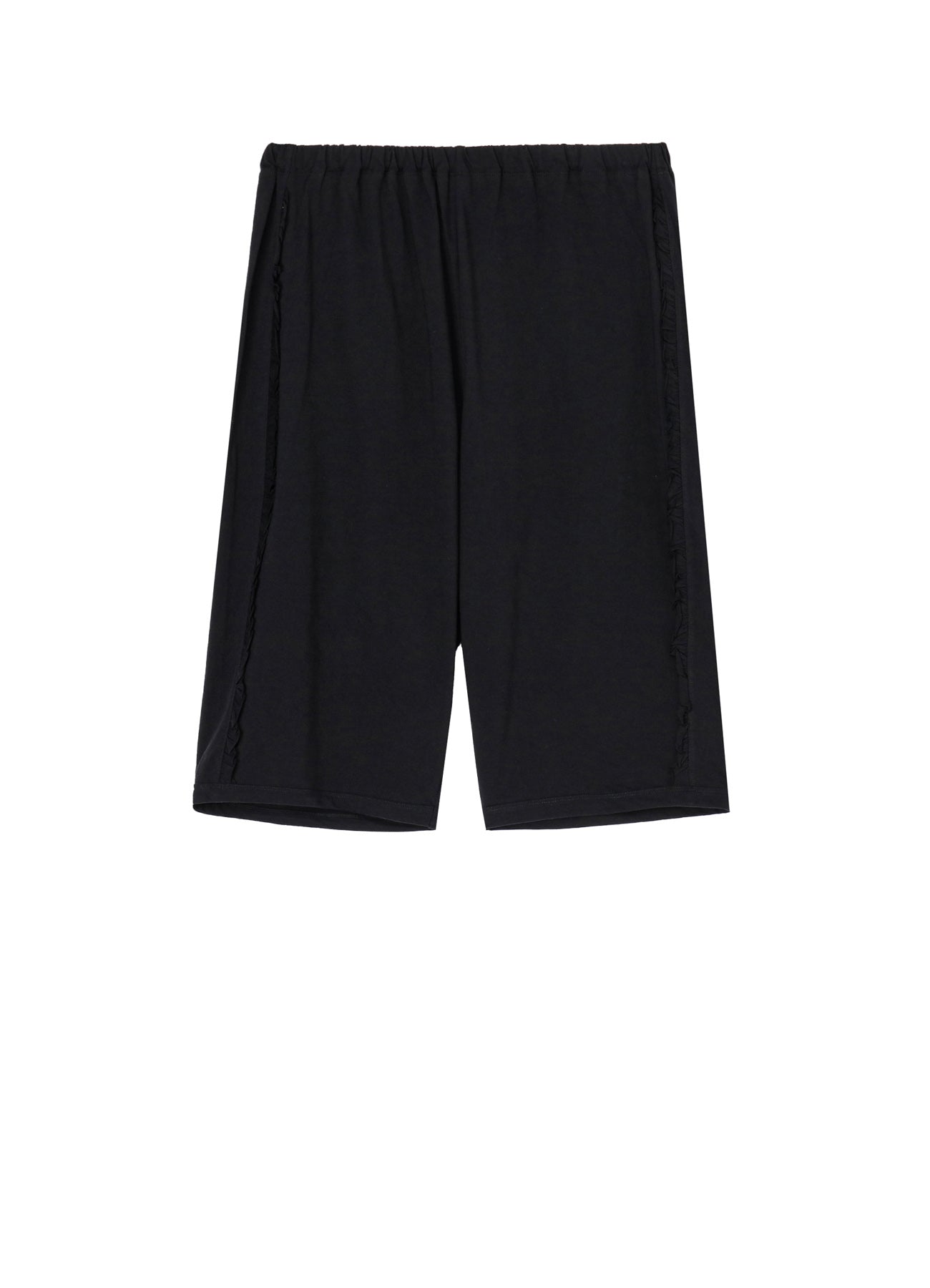 Soft Cotton Jersey Knee-Length Pants with Frill Detail - Comfortable & Stylish for Casual Wear, Travel, and Lounge
