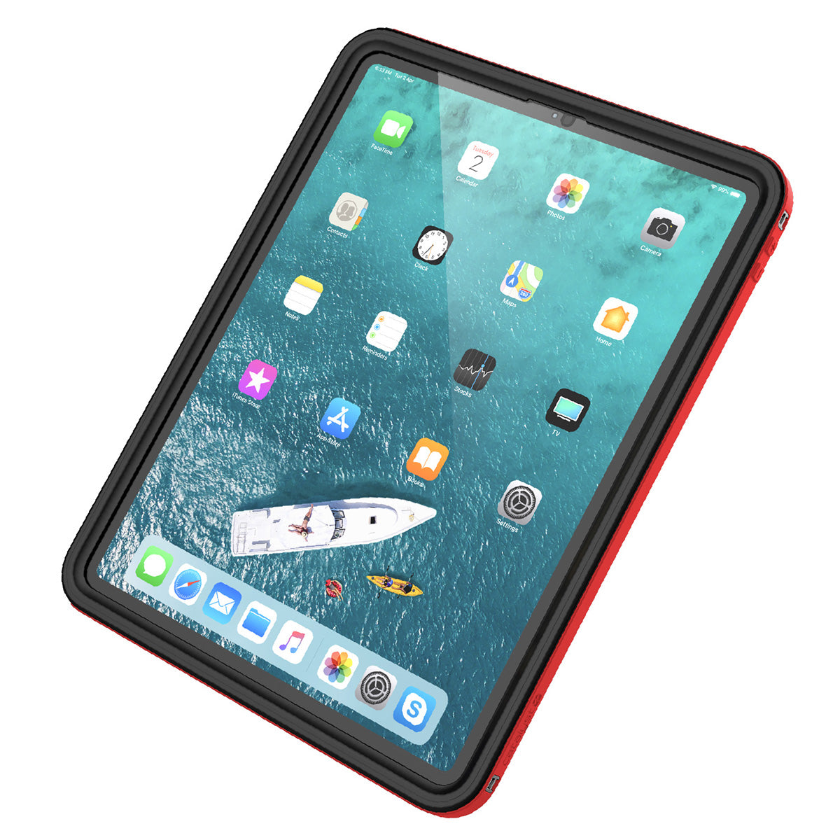 iPad Pro 3rd Generation 12.9-inch Waterproof Protective Case - Shockproof Cover for Swimming, Beach & Outdoor Activities
