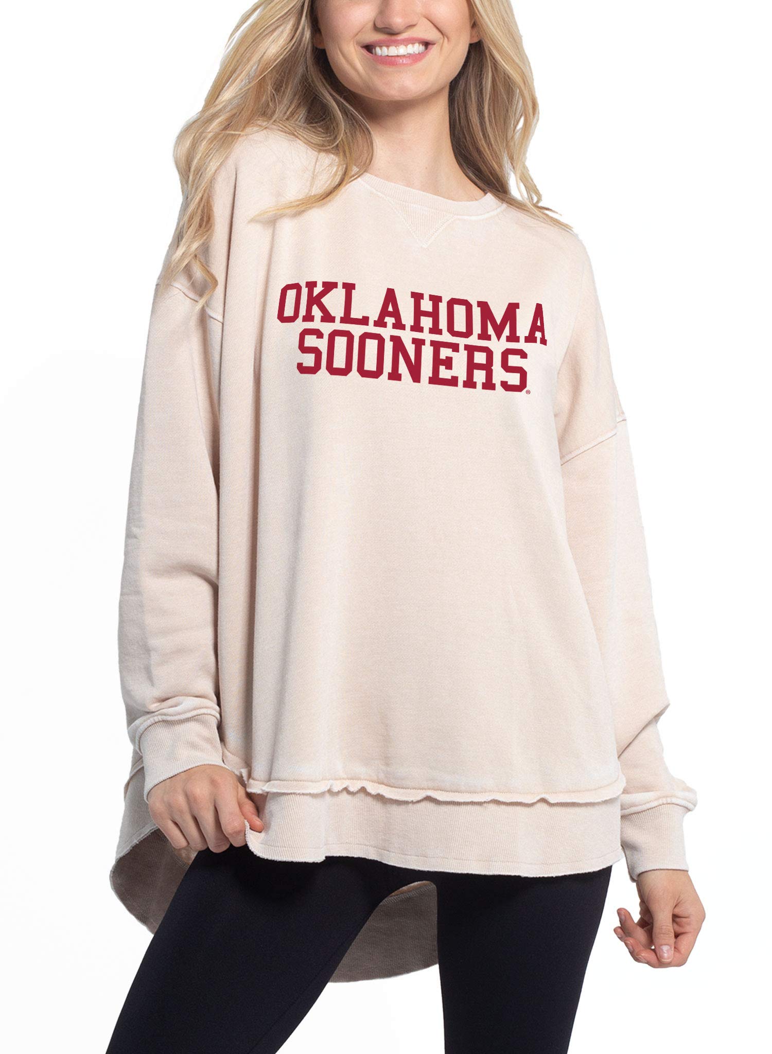 Chicka-D NCAA Women's Pullover Campus Sweatshirt - Cozy Fleece Hoodie for College Sports Fans, Game Day Outfits & Casual Wear