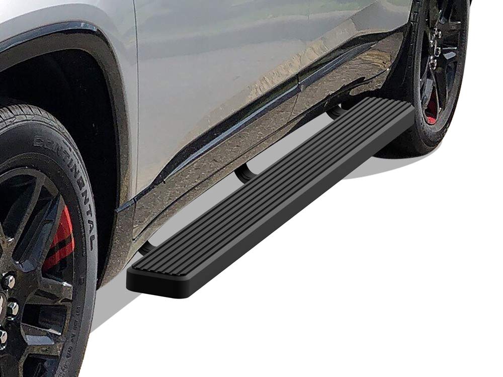 APS Premium 5-Inch Black Running Boards for Chevy Traverse 2018-2023 | Heavy Duty Side Steps | Perfect for Off-Roading & Truck Accessories