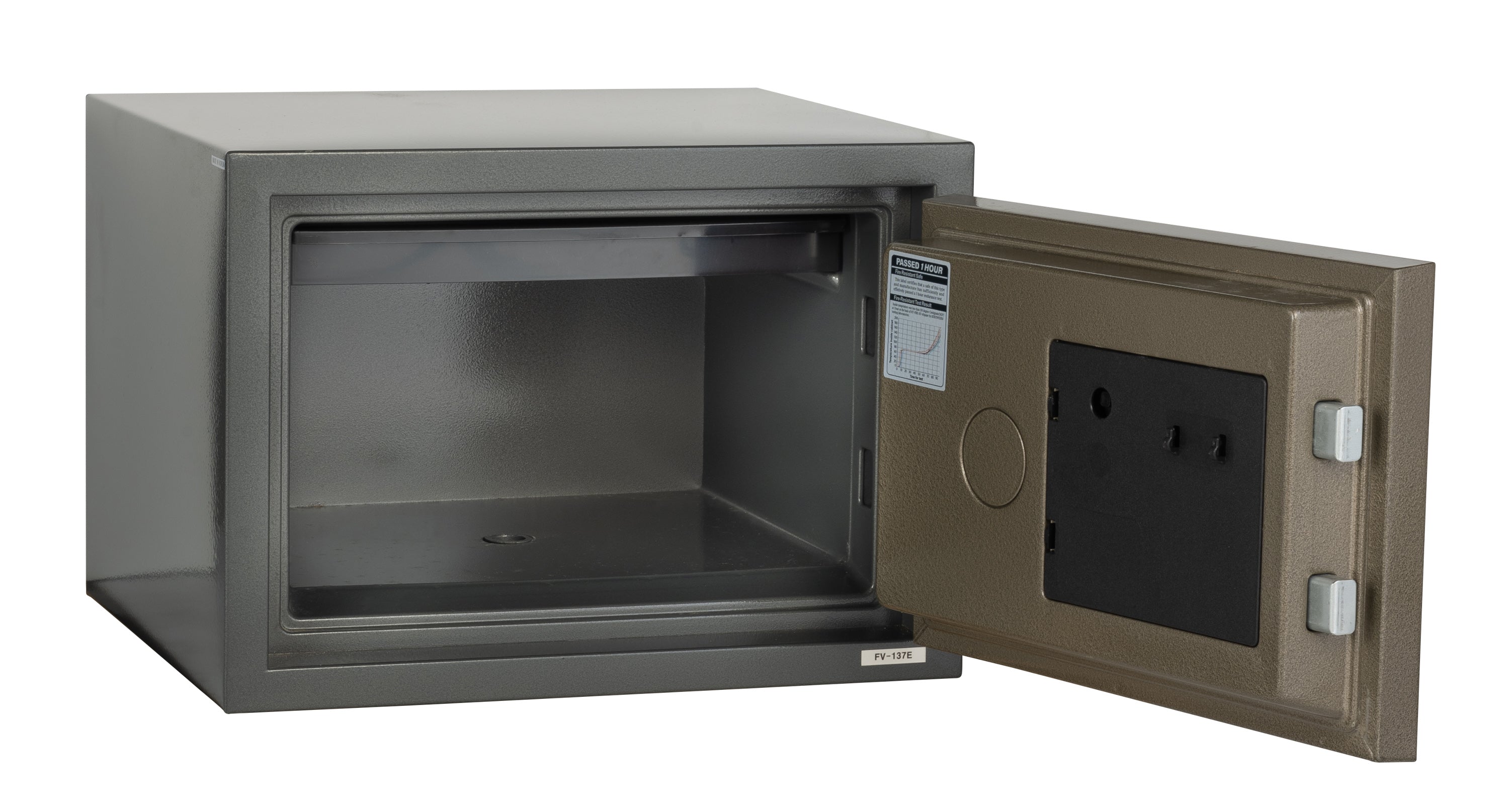 Hayman FV 137E FlameVault One Hour Fire Safe - UL Certified Fireproof Document Box for Home & Office - Protect Important Papers, Cash, and Valuables from Fire Damage (Perfect for Birth Certificates, Passports, and Emergency Documents)