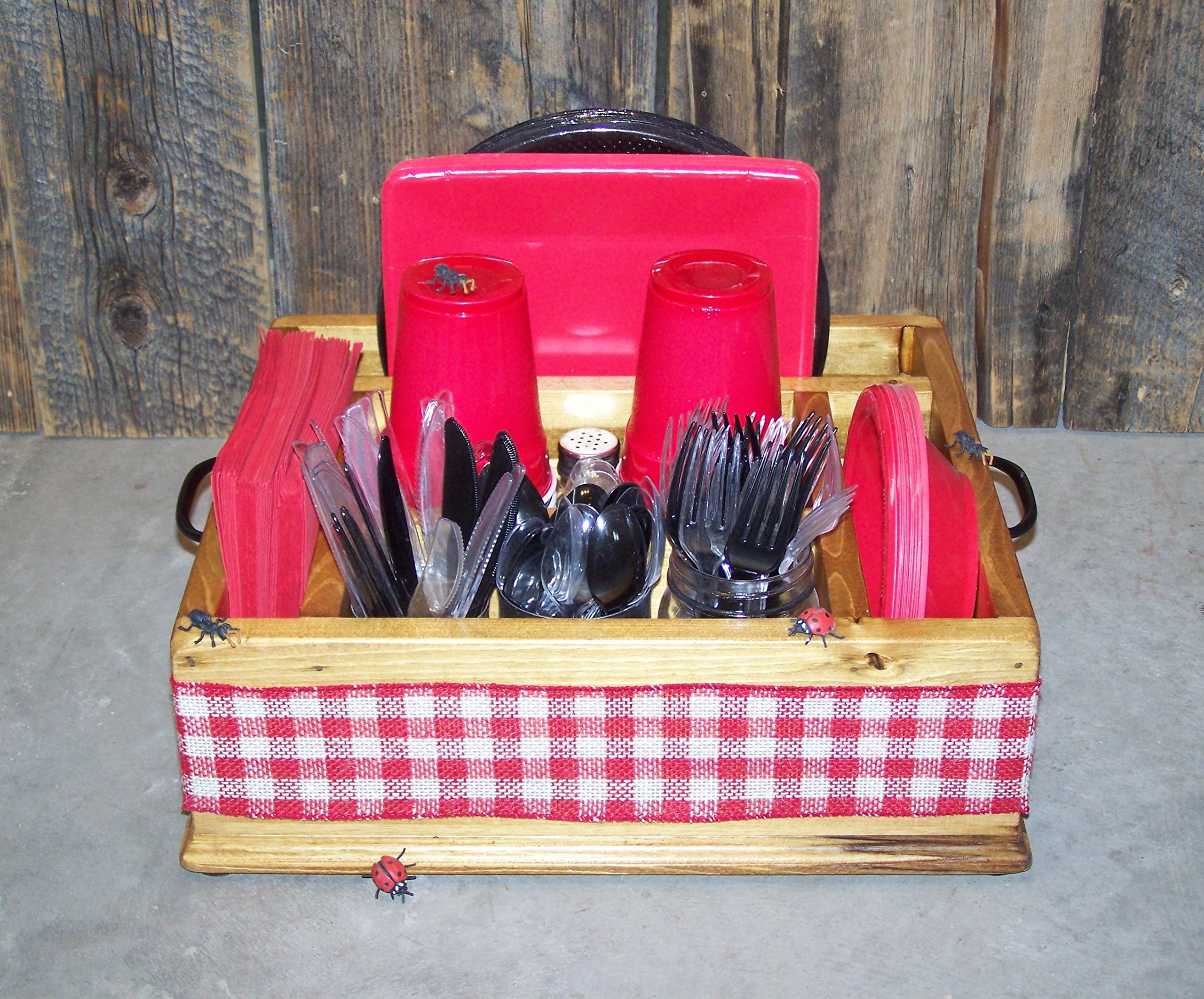 Wooden Utensil Organizer - Kitchen Countertop Storage for Spoons, Forks & Knives | Perfect for Dining Room, Pantry & Restaurant Organization