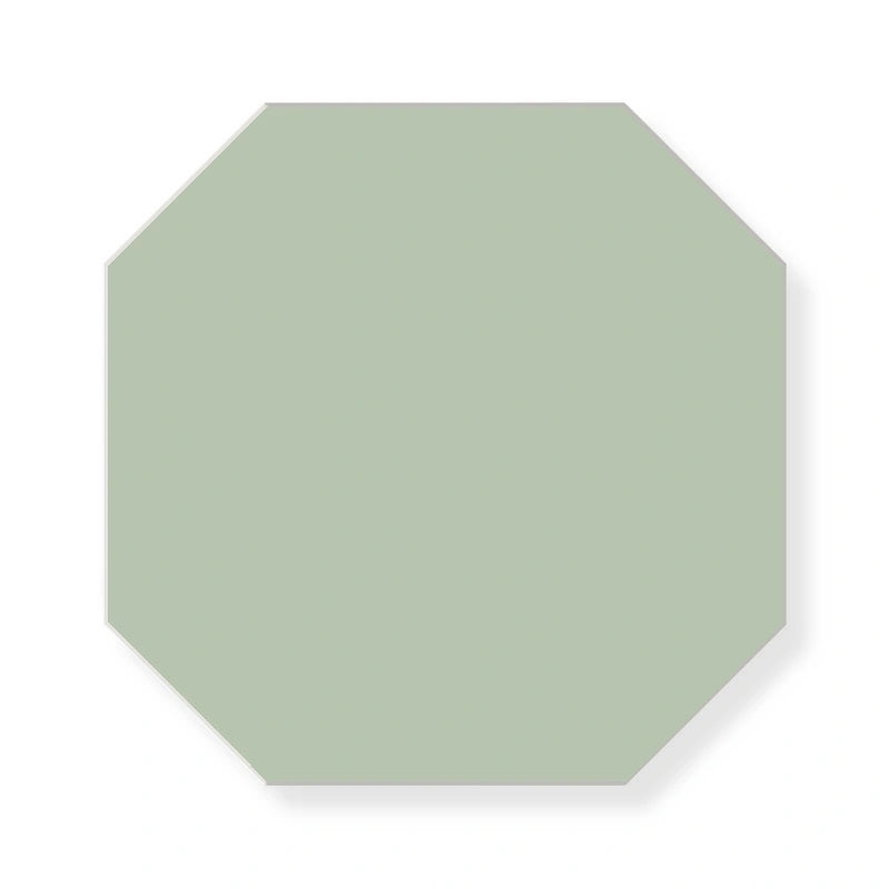 Klinker Oktagon 15x15 cm Pistachio Green Granite Tile - Winckelmans High Quality Ceramic Floor & Wall Tiles for Kitchen, Bathroom & Outdoor Patio