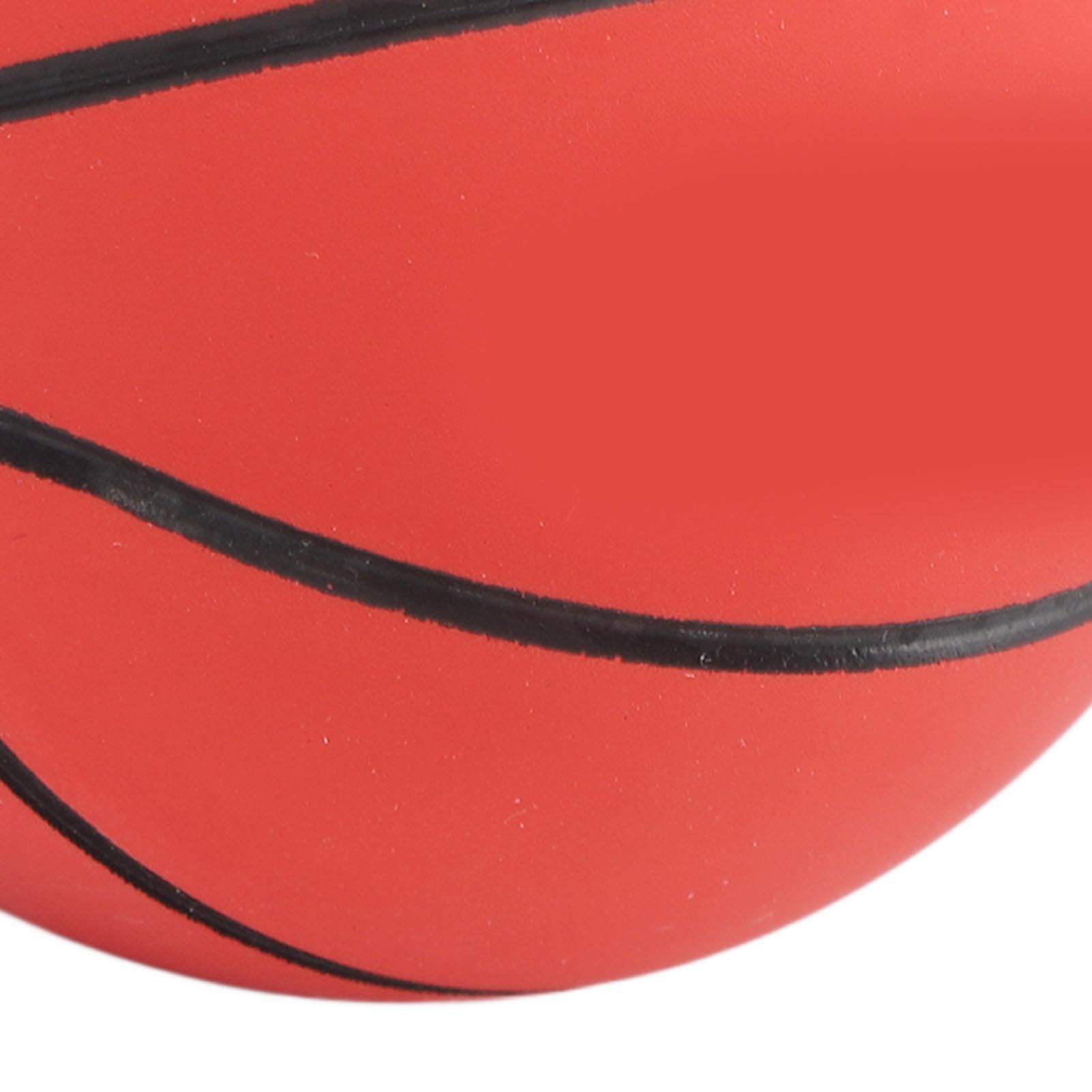 Bounce & Play High Elasticity Rubber Basketball Toy for Pets - Interactive Fun & Exercise (Red) - Perfect for Indoor Play, Training & Bonding with Your Dog or Cat