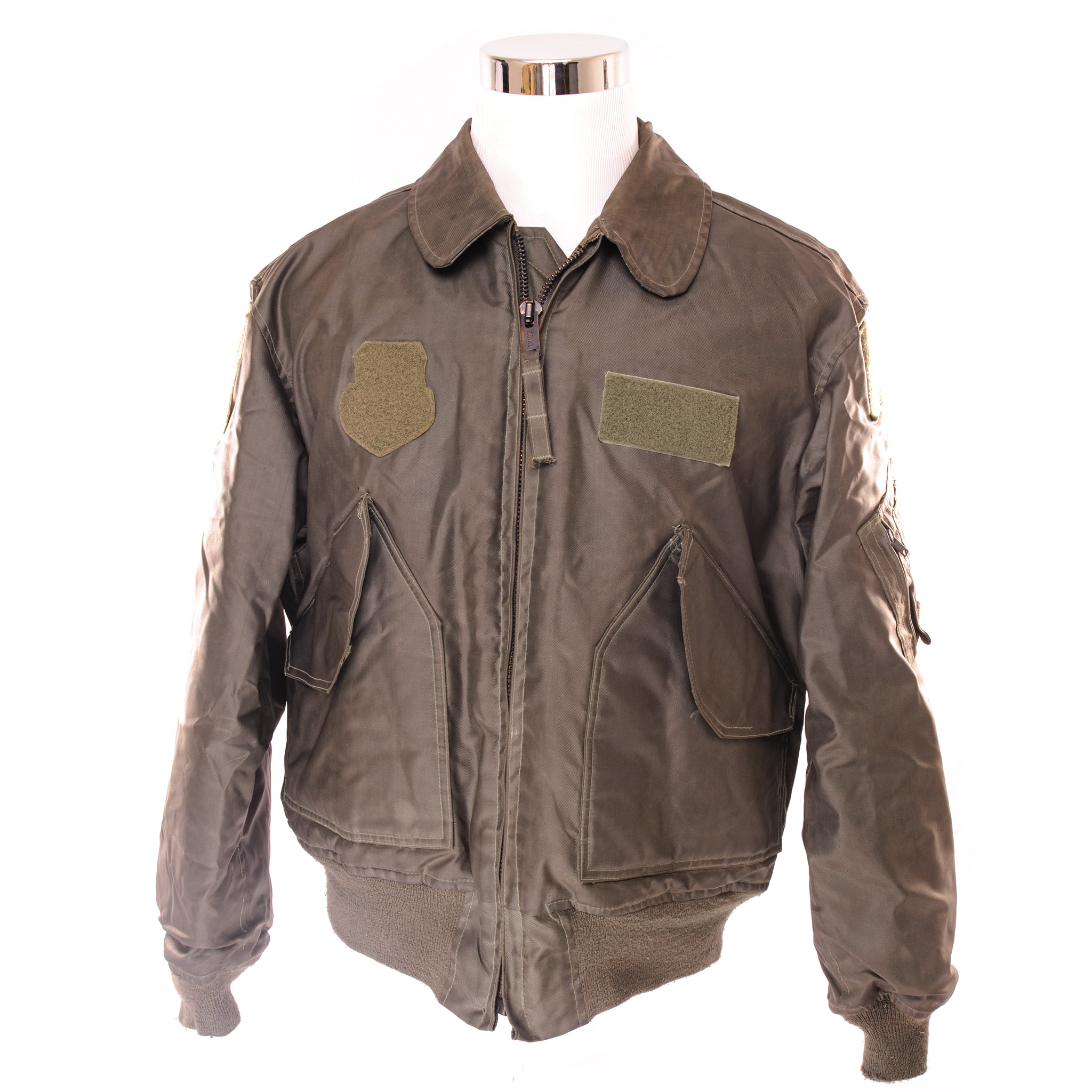 Vintage US Air Force CWU 45/P Winter Flight Jacket - Size Large - Authentic 1992 Military Bomber Jacket for Men | Cold Weather Aviator Coat for Outdoor Activities & Vintage Fashion