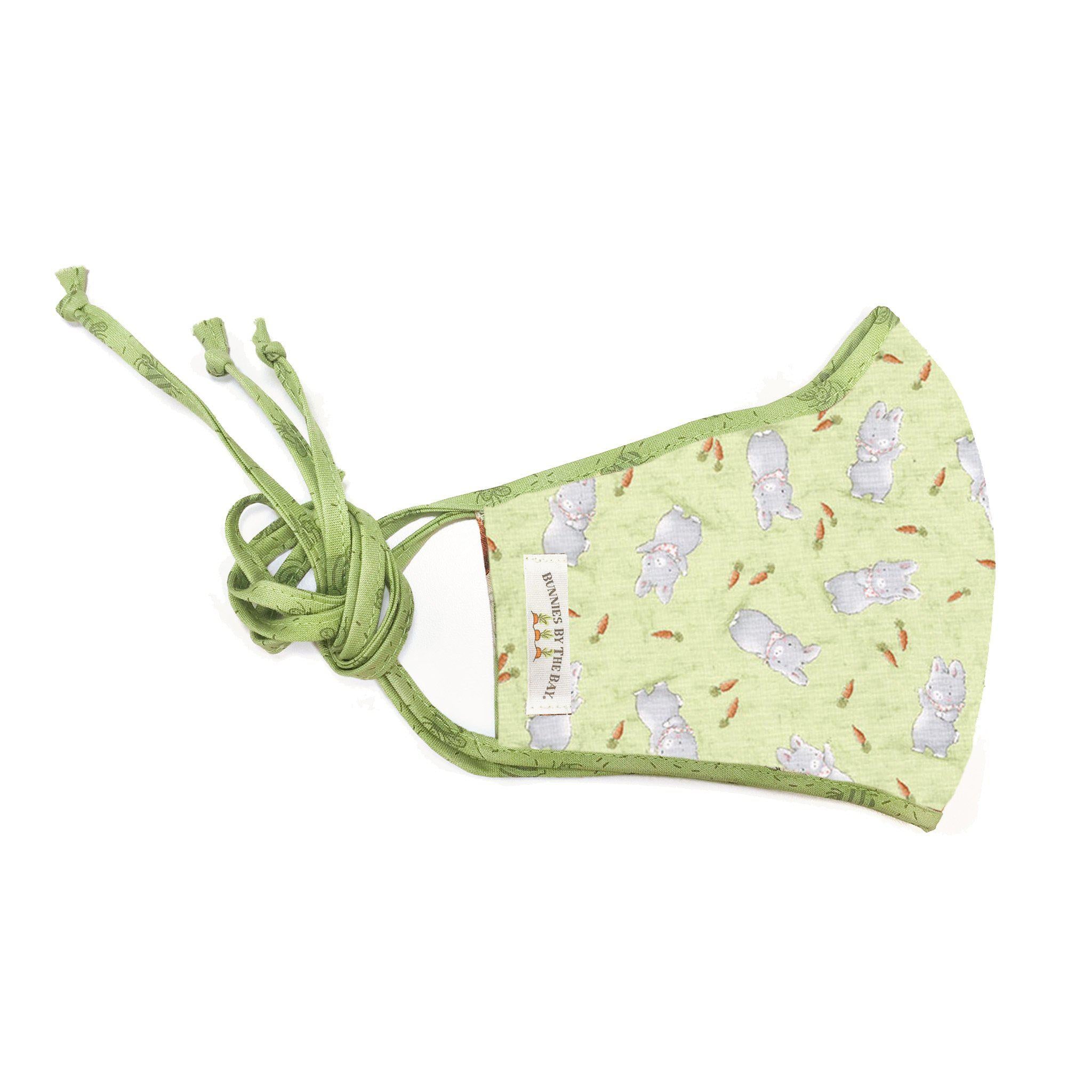 Retired Adult Cloth Face Mask with Carrot Bloom Design - Reusable Washable Fabric Mask for Daily Use, Outdoor Activities & Travel Protection