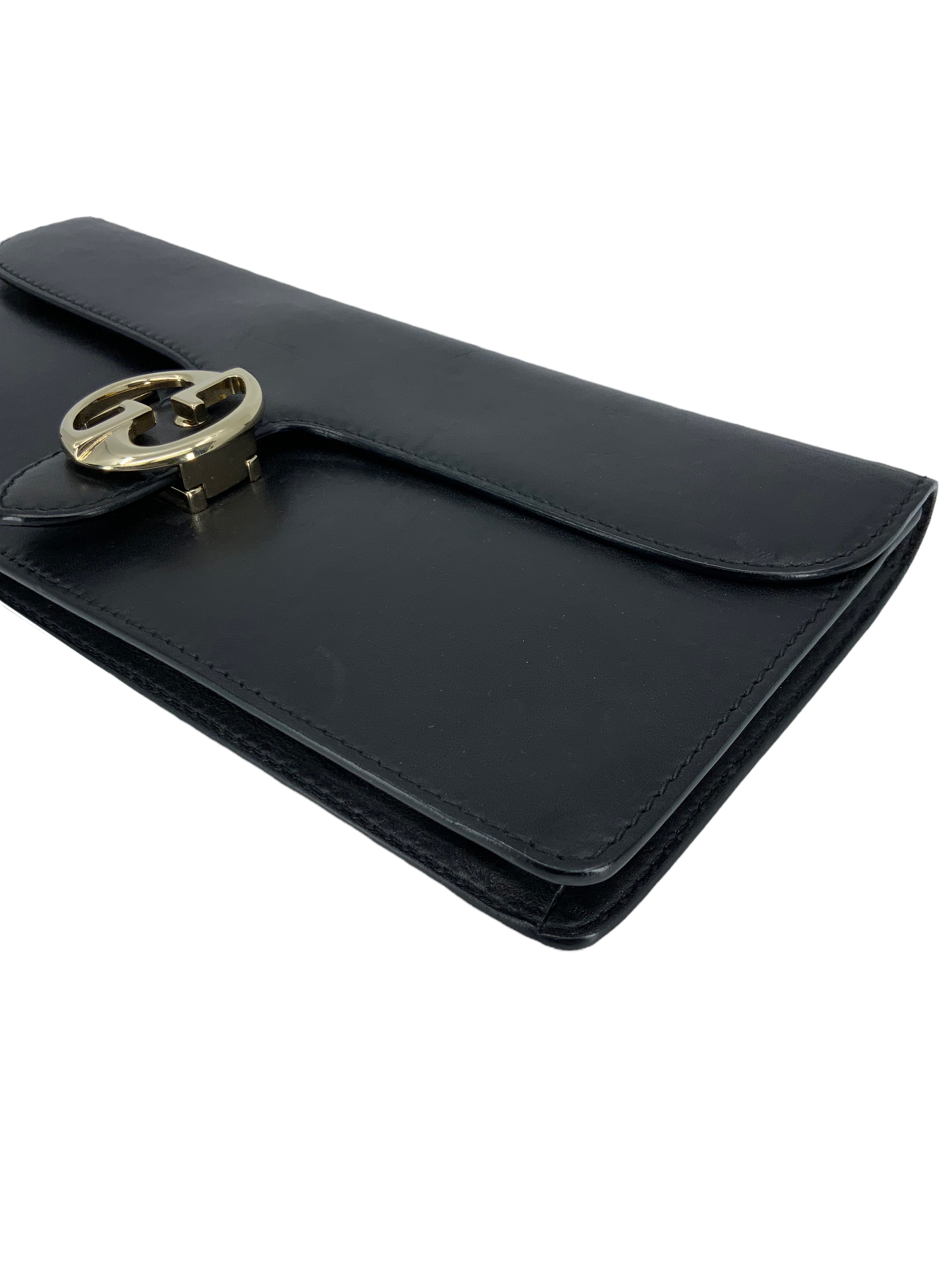 GUCCI GG Monogram Large Clutch Bag for Women - Luxury Designer Crossbody Purse for Evening Parties, Date Nights & Special Occasions