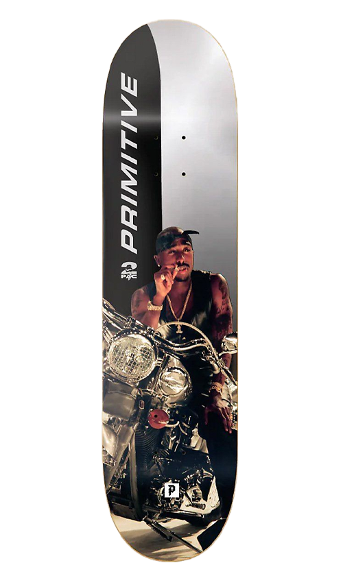 Primitive X Tupac Skateboard Deck 8.25 Inch - Pro Skateboard for Street & Park Riding - Perfect for Skaters & Collectors