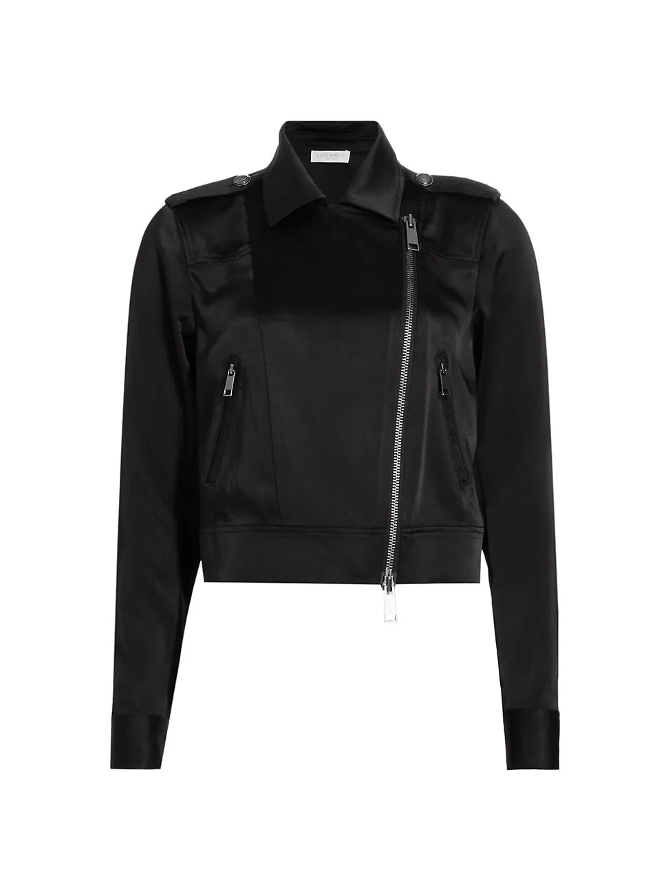 Alice Women's Satin Jacket - Elegant Black Blazer for Office, Party & Evening Wear | Lightweight Formal Coat for Business & Special Occasions