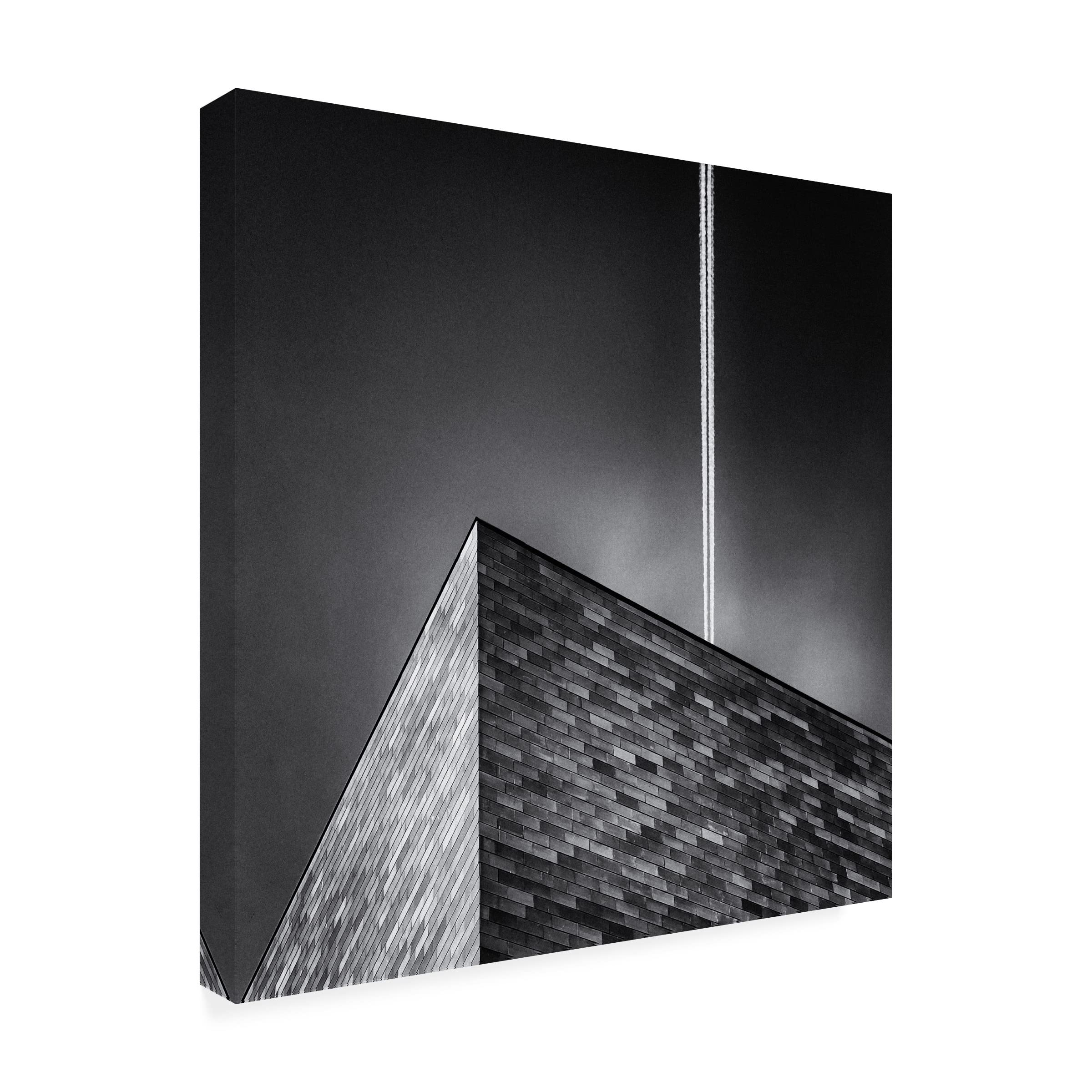 Piet Flour 'The Cube' Modern Abstract Canvas Wall Art - Premium Framed Print for Living Room, Office & Home Decor
