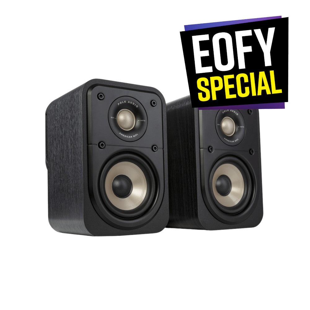 Polk Audio Signature Elite ES10 Bookshelf Speakers - High-Performance Surround Sound for Home Theater & Music - Perfect for Living Rooms, Gaming & Home Entertainment Systems
