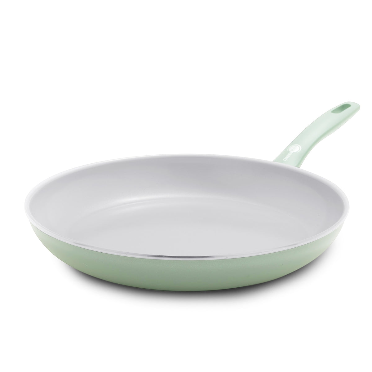 Dover Ceramic Nonstick 12-Inch Fry Pan - Pastel Green | PFOA-Free, Scratch-Resistant Cookware for Healthy Cooking | Perfect for Frying, Sautéing & Omelets