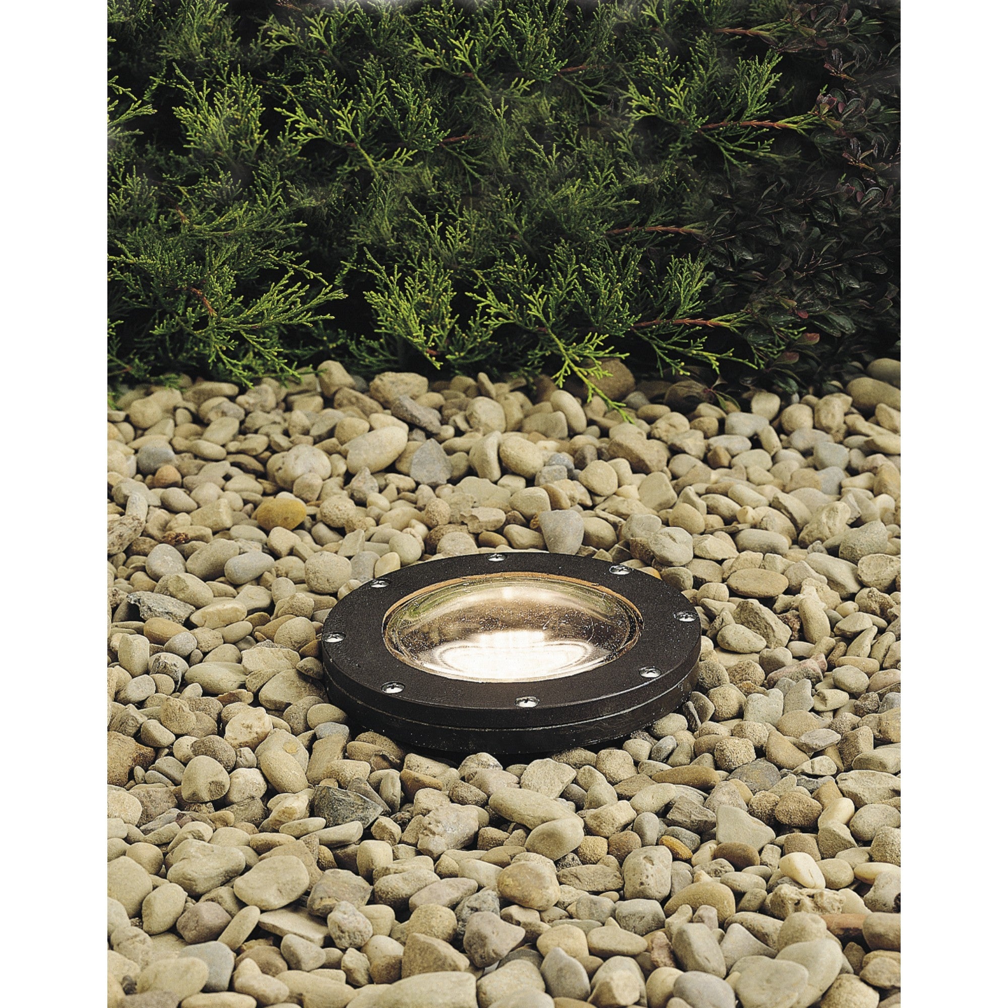 12V Bronze In-Ground Landscape Lights - Waterproof Outdoor Lighting for Garden, Pathway, and Yard Decoration