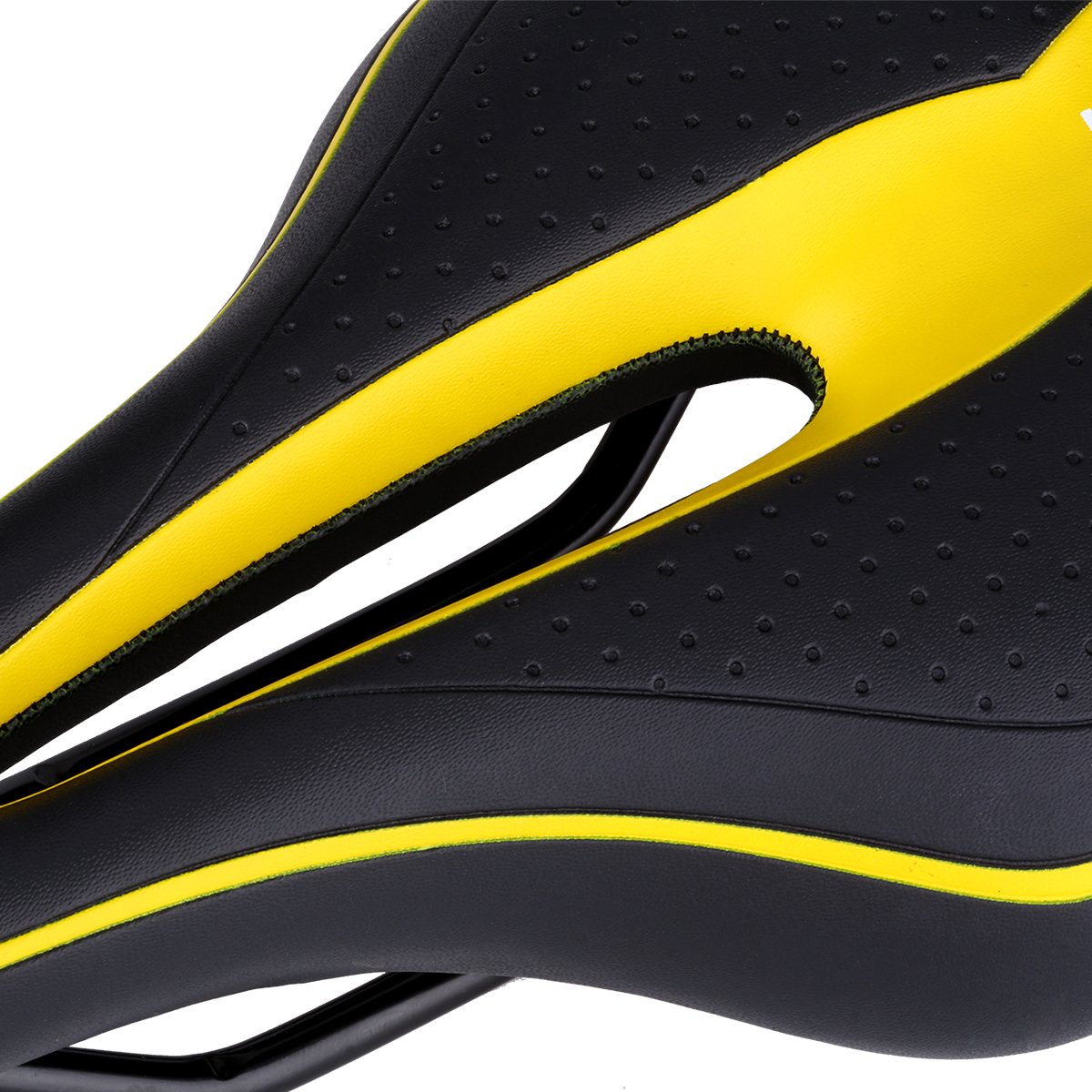 **Breathable Comfortable Mountain Bike Saddle with Central Relief Zone - Ergonomic Design for Road & MTB - Reduce Fatigue for Long Rides & Commuting**