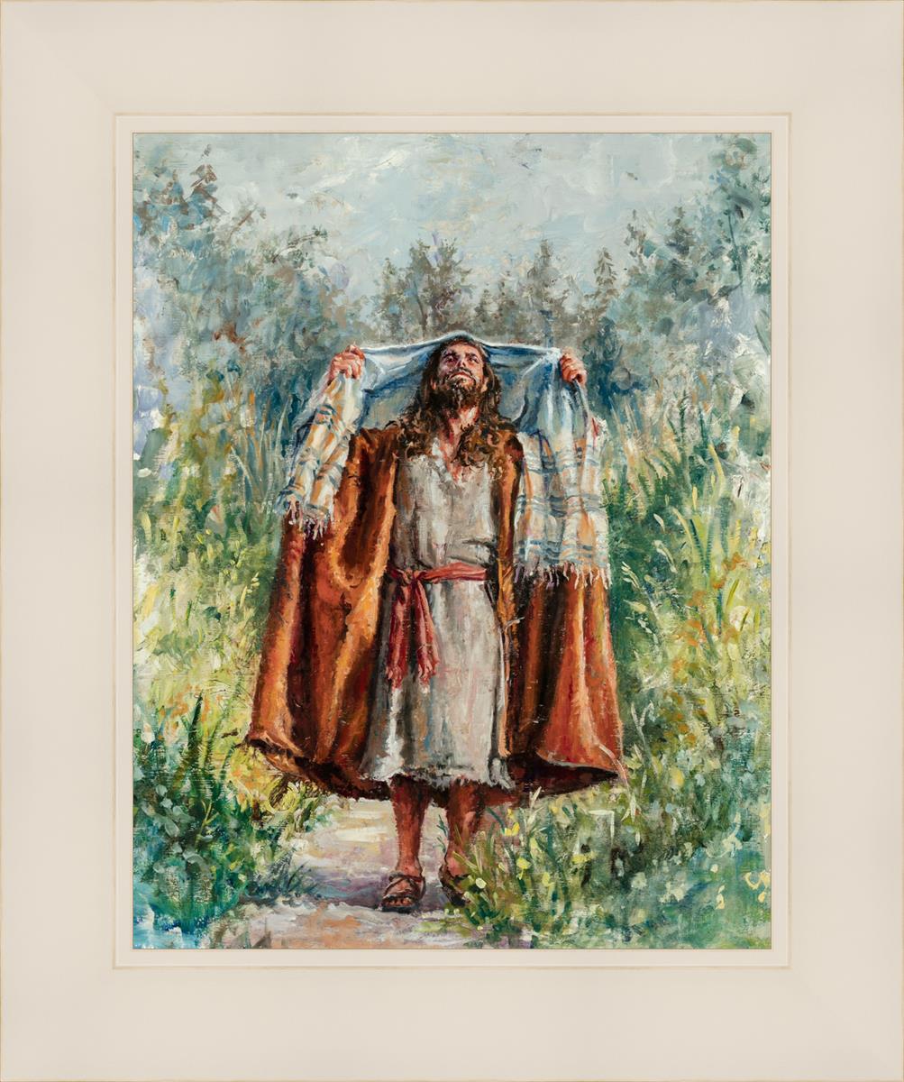 Jesus in the Wilderness - Religious Wall Art for Home & Church Decor - Inspirational Christian Gift for Prayer & Meditation Spaces