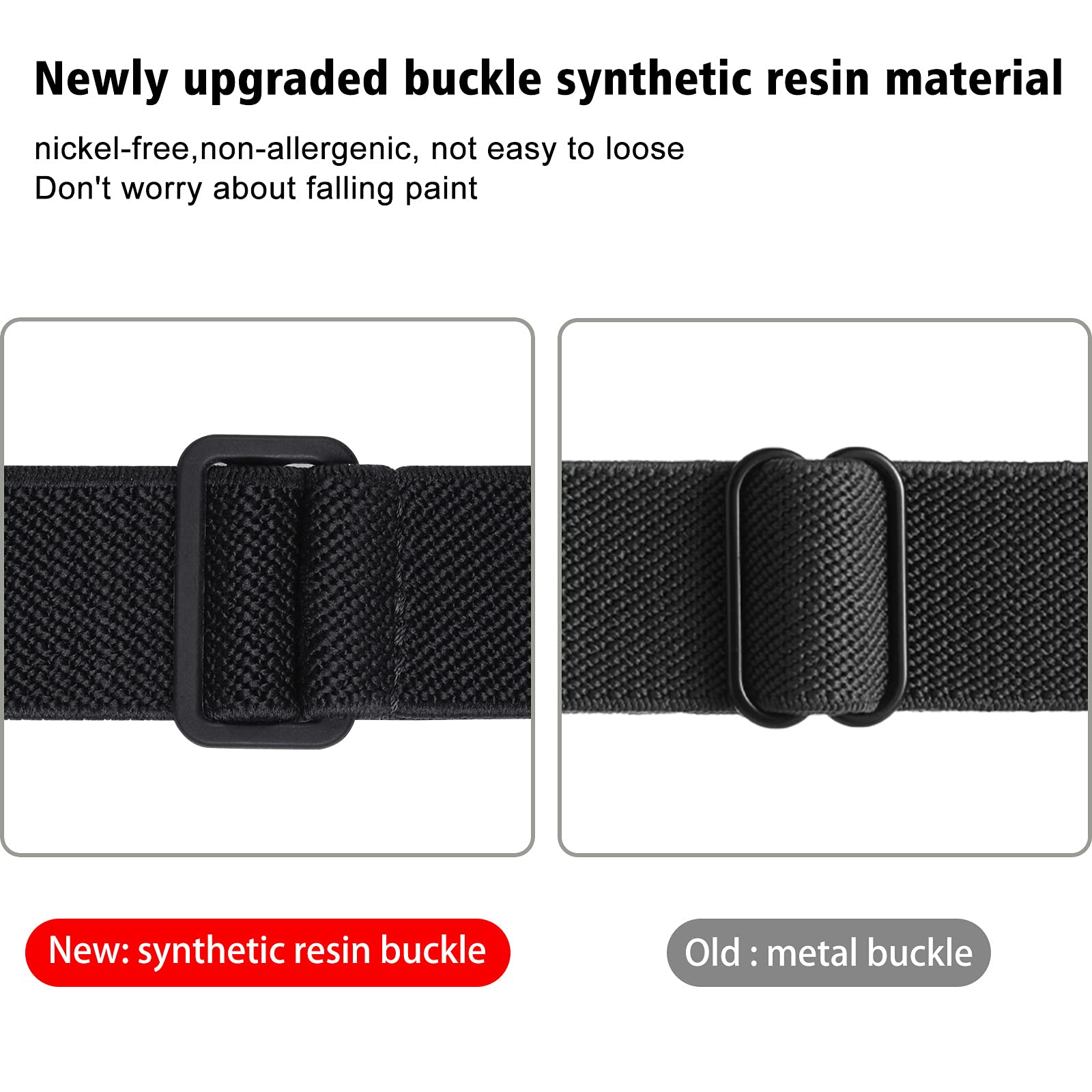 2 Pack Sport Elastic Nylon Apple Watch Bands 40mm 38mm - Adjustable Lightweight Breathable Woven Stretch Strap for iWatch Series 6/5/4/3/2/1/SE - Perfect for Running, Gym Workouts & Daily Wear (Black/Pink Sand)