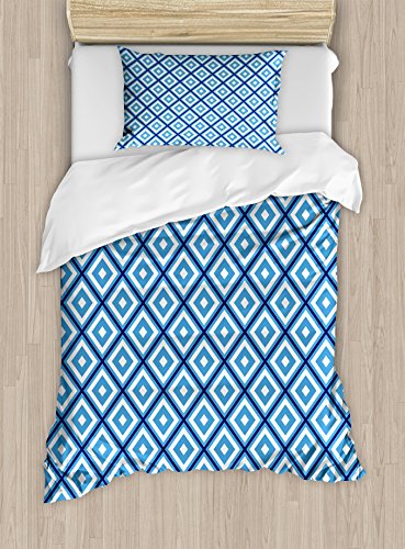 Navy Sky Blue White