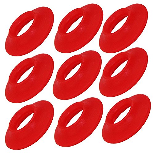 Premium Silicone Rubber Grolsch EZ Cap Swing Top Bottle Washer Gasket - 25pcs (Red/White) - Replacement Seals for Home Brewing, Kombucha & Fermentation - Durable & Leak-Proof for Beer Bottles, Mason Jars & DIY Projects
