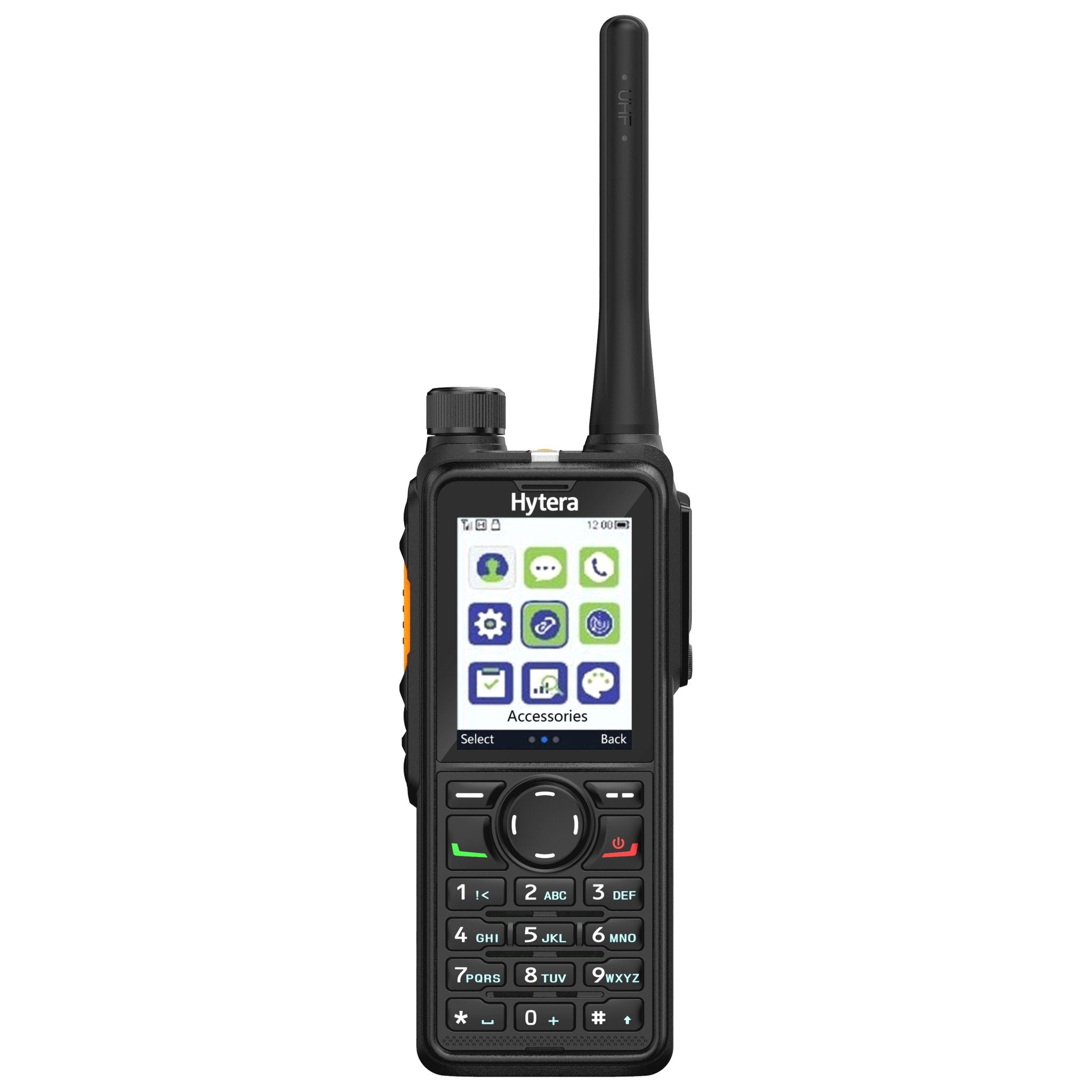 Hytera HP782 DMR Portable Two-Way Radio - Rugged, Feature-Rich Walkie Talkie for Outdoor Adventures, Construction & Emergency Communication
