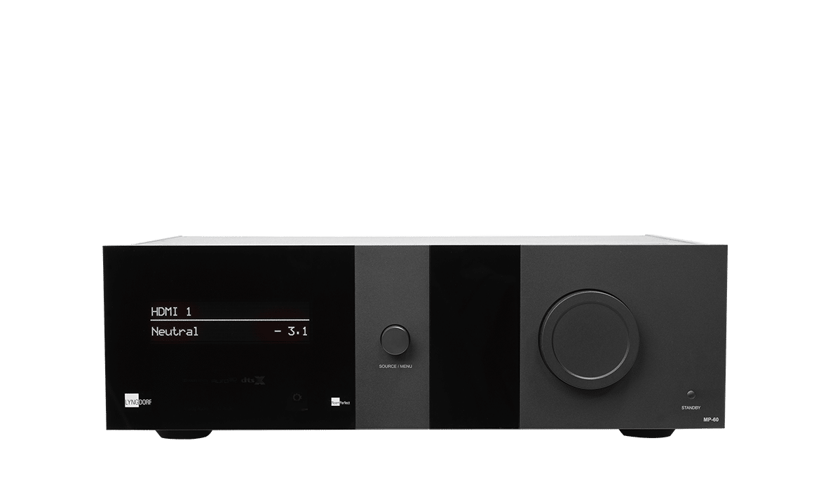 Lyngdorf MP-60 2.1 Channel Multi-Channel Audio Processor - Premium Home Theater & Hi-Fi Sound System for Movies & Music