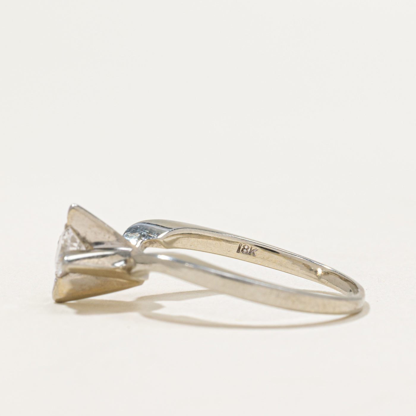 0.28ct Single Stone Diamond Ring - Size 5.5 | Elegant Solitaire Engagement Ring for Women | Perfect for Proposals, Weddings & Anniversaries