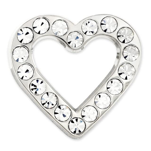 Clear Rhinestone Heart