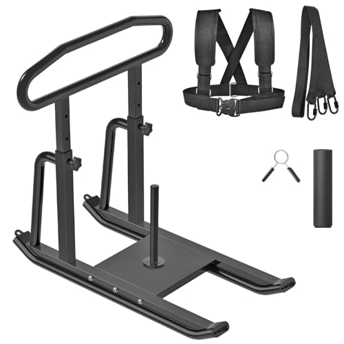 Black Height-adjustable Push-Pull Sled