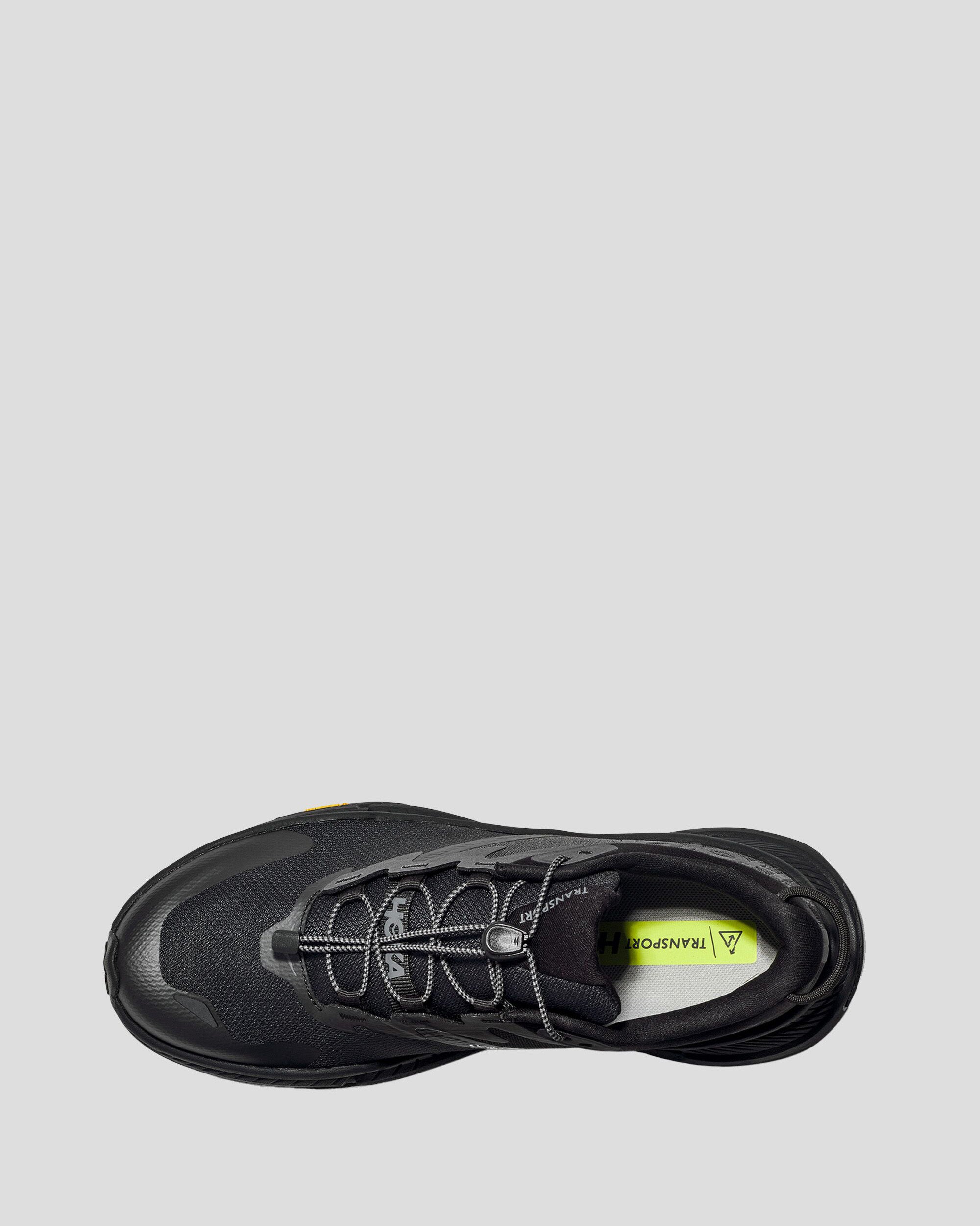Hoka Transport Women's Walking Shoes - Black/Black | Comfortable & Supportive for Walking, Travel & Everyday Wear
