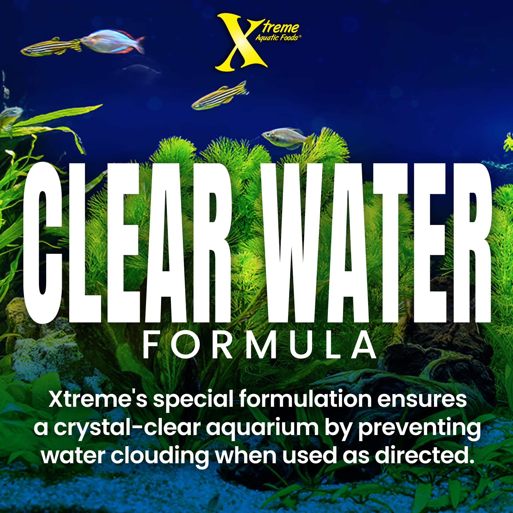 Xtreme Krill Flakes - Premium High Protein Freshwater Fish Food with 100% Krill & Shrimp, Rich in Vitamins for Immune & Digestive Health - Enhances Fish Color & Energy - USA Farm Grown (1oz) - Ideal for Tropical Fish, Goldfish, Betta & Community Aquariums