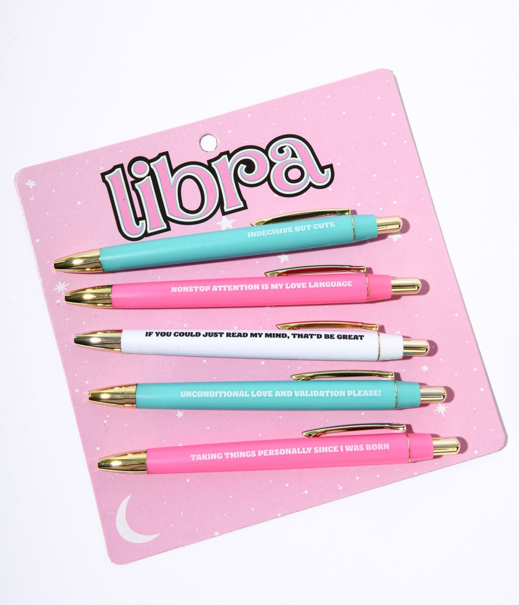 Premium Libra Zodiac Sign Pen Set - Elegant Writing Gift for Astrology Lovers - Perfect for Journaling, Note Taking & Birthday Presents