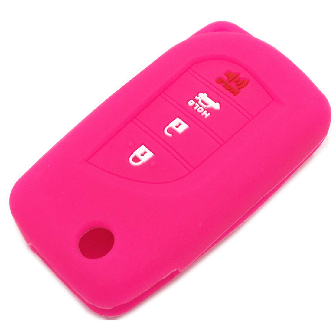 Premium Silicone Rubber Key Fob Cover for Toyota Camry, Yaris, Avalon, Corolla - Black & Rose Gold | Durable Protection Against Drops & Scratches | Perfect for Everyday Use, Travel & Car Enthusiasts