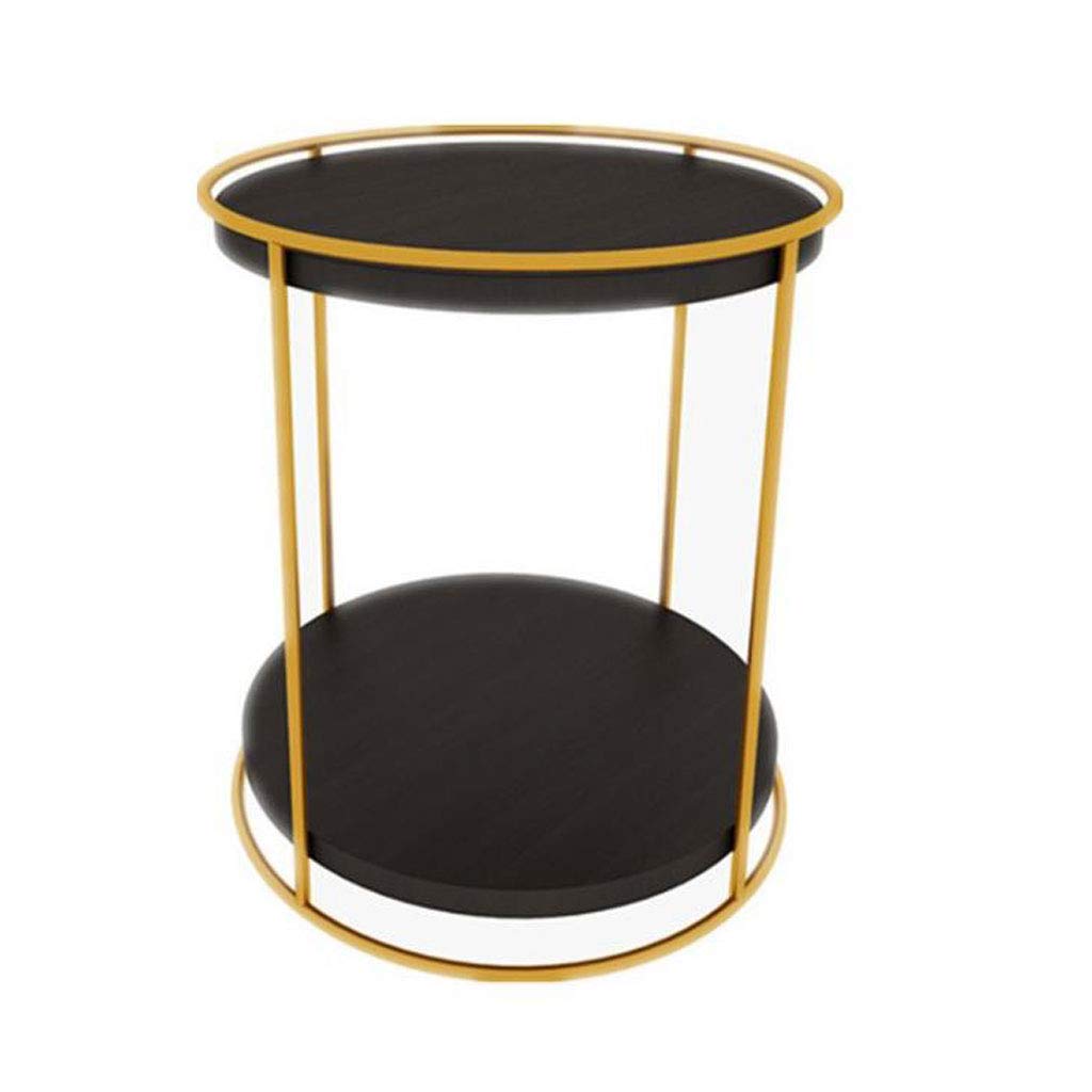 Iron End Table with Metal Frame - 16