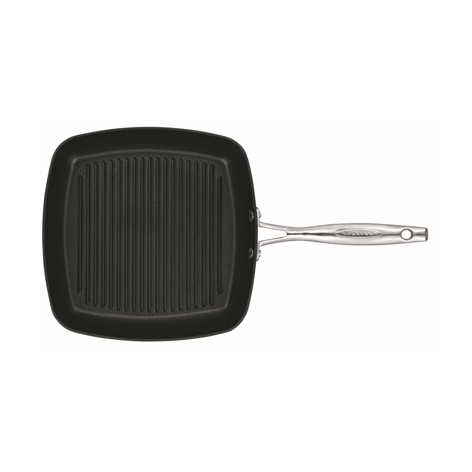 Scanpan Pro IQ 11-Inch Nonstick Griddle Pan - Professional Cookware for Stovetop & Oven Use - Dishwasher Safe & Metal Utensil Friendly - Handcrafted in Denmark - Perfect for Pancakes, Burgers & Steakhouse-Style Cooking at Home