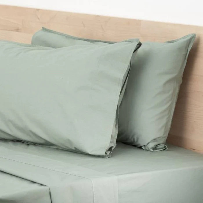 Helena 300 Thread Count Vintage Stone Washed Cotton Sheet Set - Cactus Print by Renee Taylor | Soft Bedding for Cozy Bedroom Decor