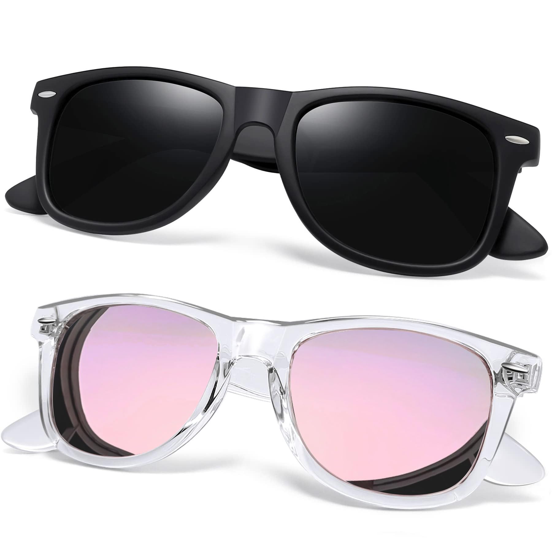 Joopin Square Polarized Sunglasses for Men & Women - UV Protection, Trendy Designer Shades for Outdoor, Driving & Fashion