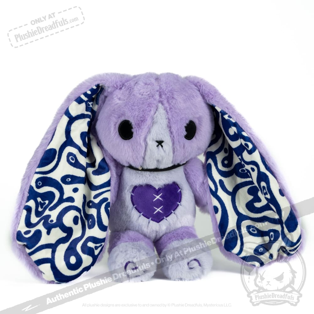 Plushie Dreadfuls Chiari Malformation Bunny - Soft Stuffed Animal Toy for Awareness & Comfort | Gift for Medical Warriors & Support Groups