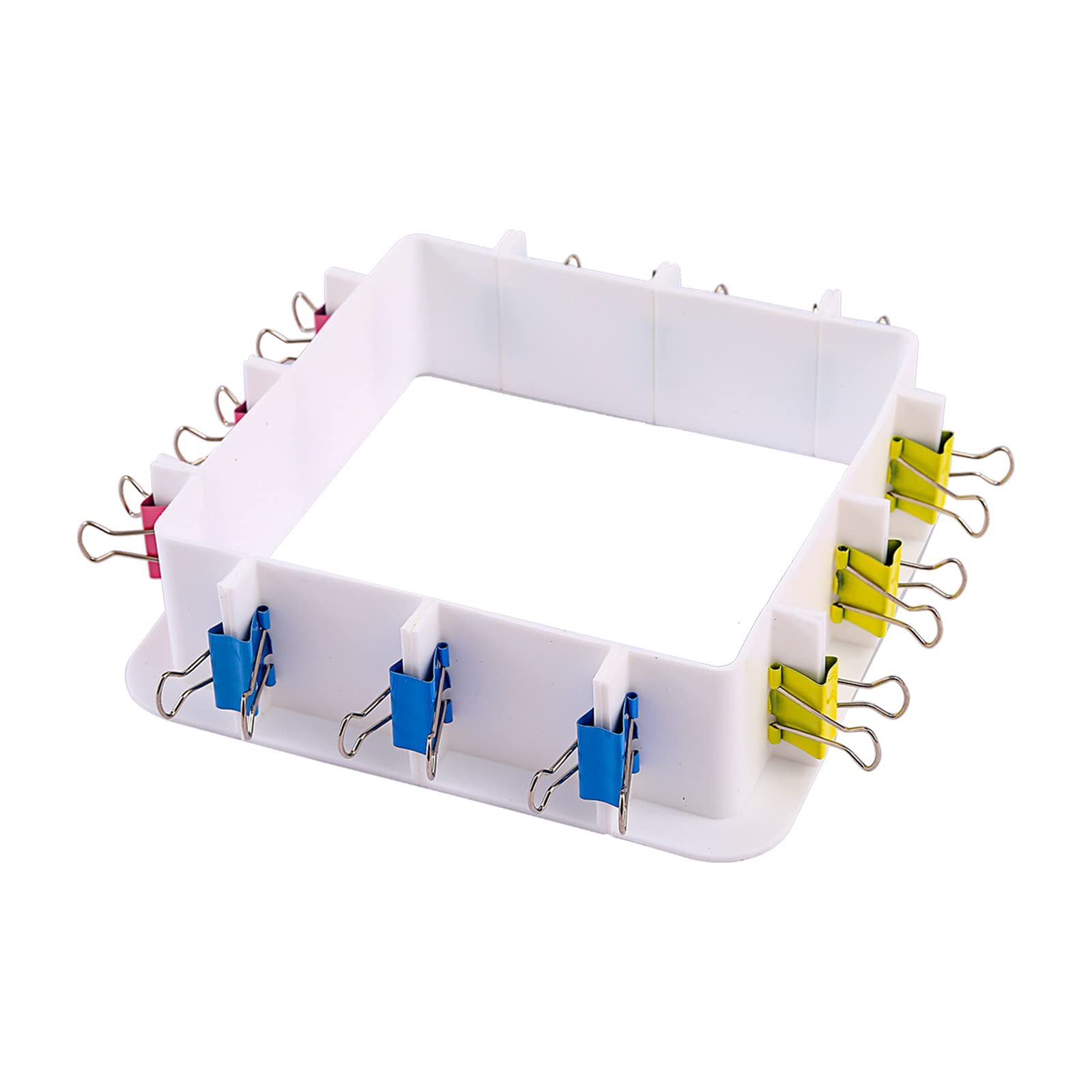 Adjustable Mold Housing Frame for DIY Silicone Mold Making Kit - Plastic Mold Master for Resin, Soap & Rubber Molds - Perfect for Crafting, Jewelry Making & DIY Projects