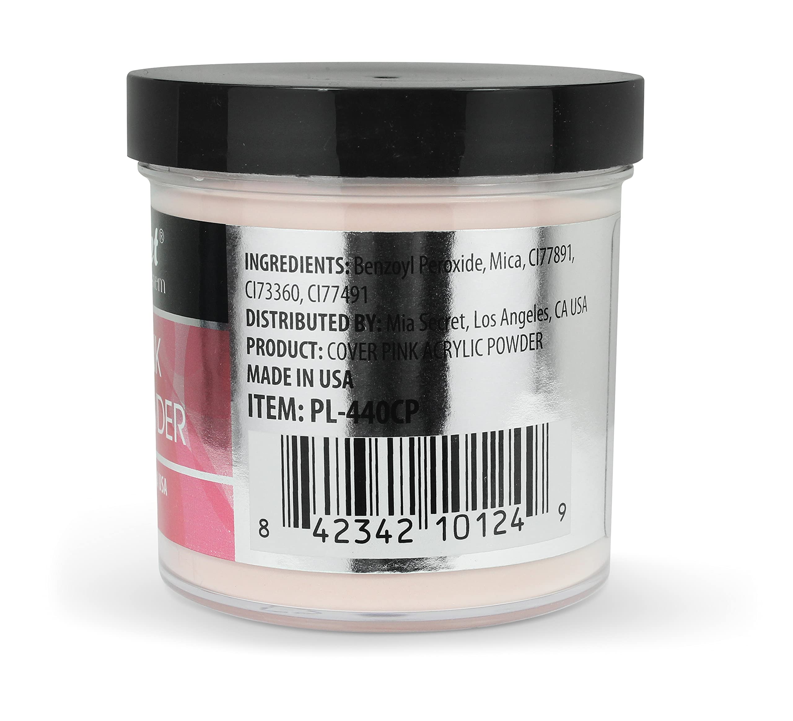 MIA SECRET Nails 4 Ounce COVER PINK - 1 Piece Professional Acrylic Nail Powder for Salon & Home Manicure, Perfect for French Tips & Nail Extensions