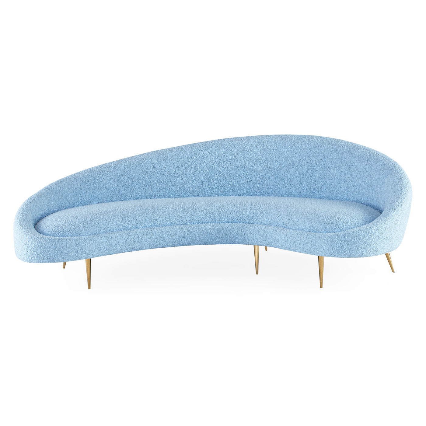 Ether 94 Curved Sofa - Modern Sectional Couch for Living Room, Lounge & Office - Comfortable L-Shaped Sofa Bed with Premium Fabric
