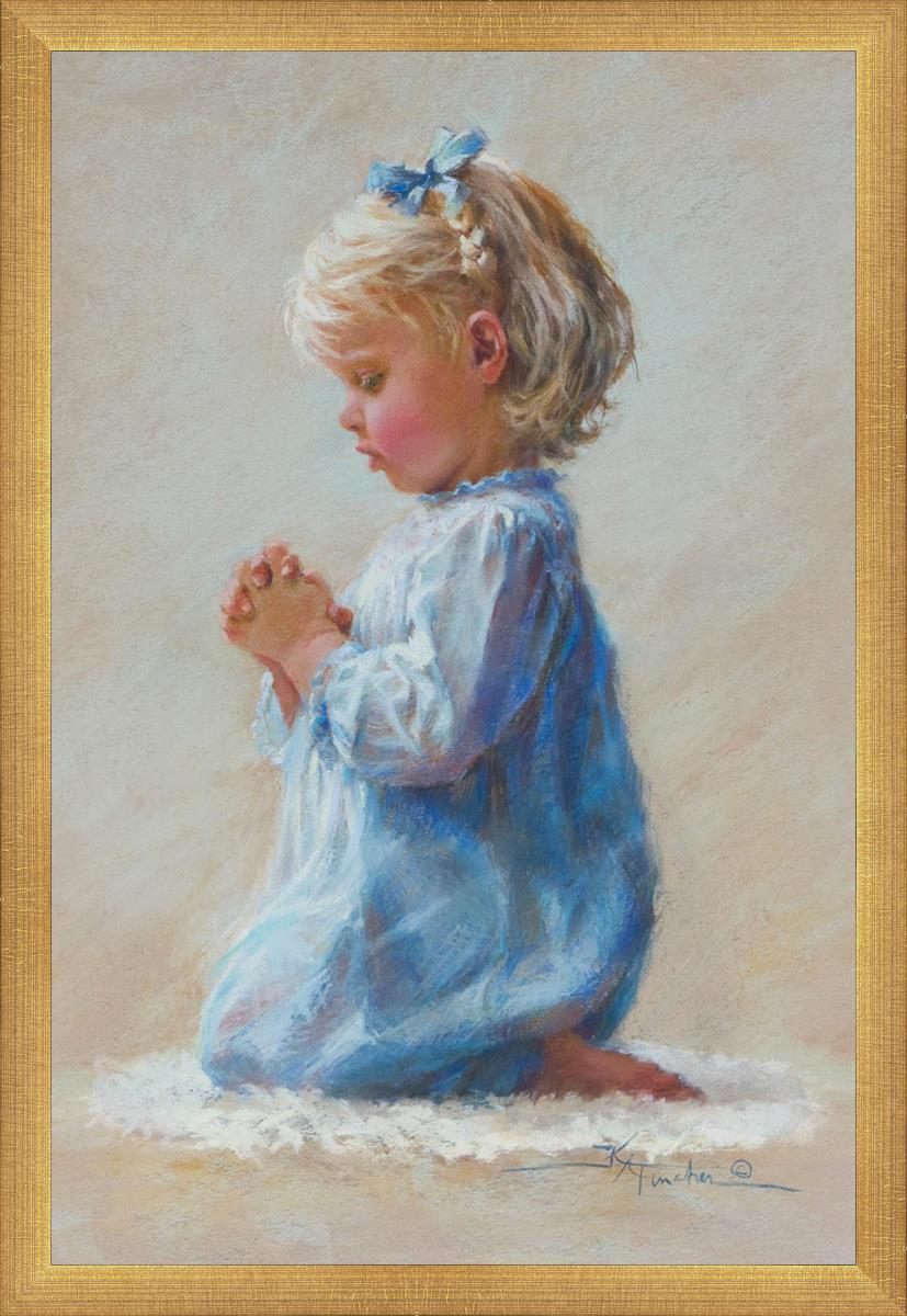 Dear Jesus by Kathryn Fincer - Christian Wall Art, Inspirational Home Decor for Living Room, Bedroom & Office - Perfect for Prayer Spaces & Gifts