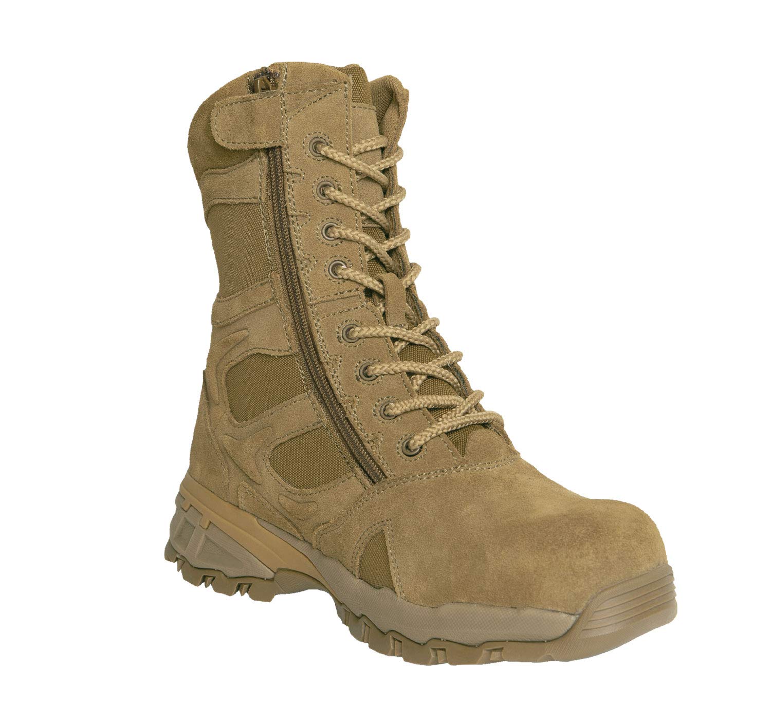 Rothco Men's V-Max Lightweight Tactical Boots - Durable Military Combat Shoes for Hiking, Outdoor & Work - Waterproof & Breathable Army Boots for Men