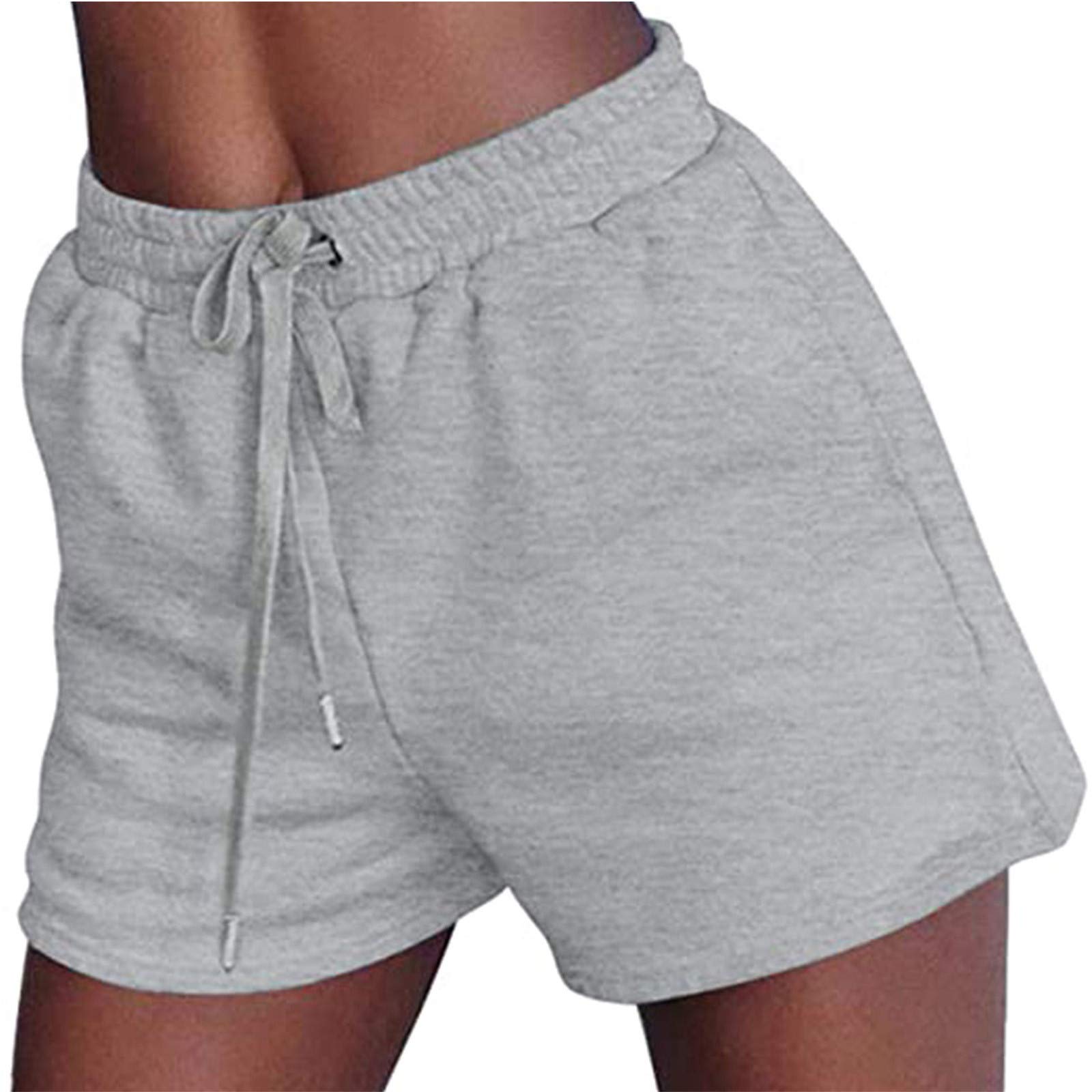 Lightweight Women's Sport Shorts - High Waist Workout Running Yoga Lounge Shorts with Drawstring for Active Lifestyle | Perfect for Gym, Jogging, and Casual Wear
