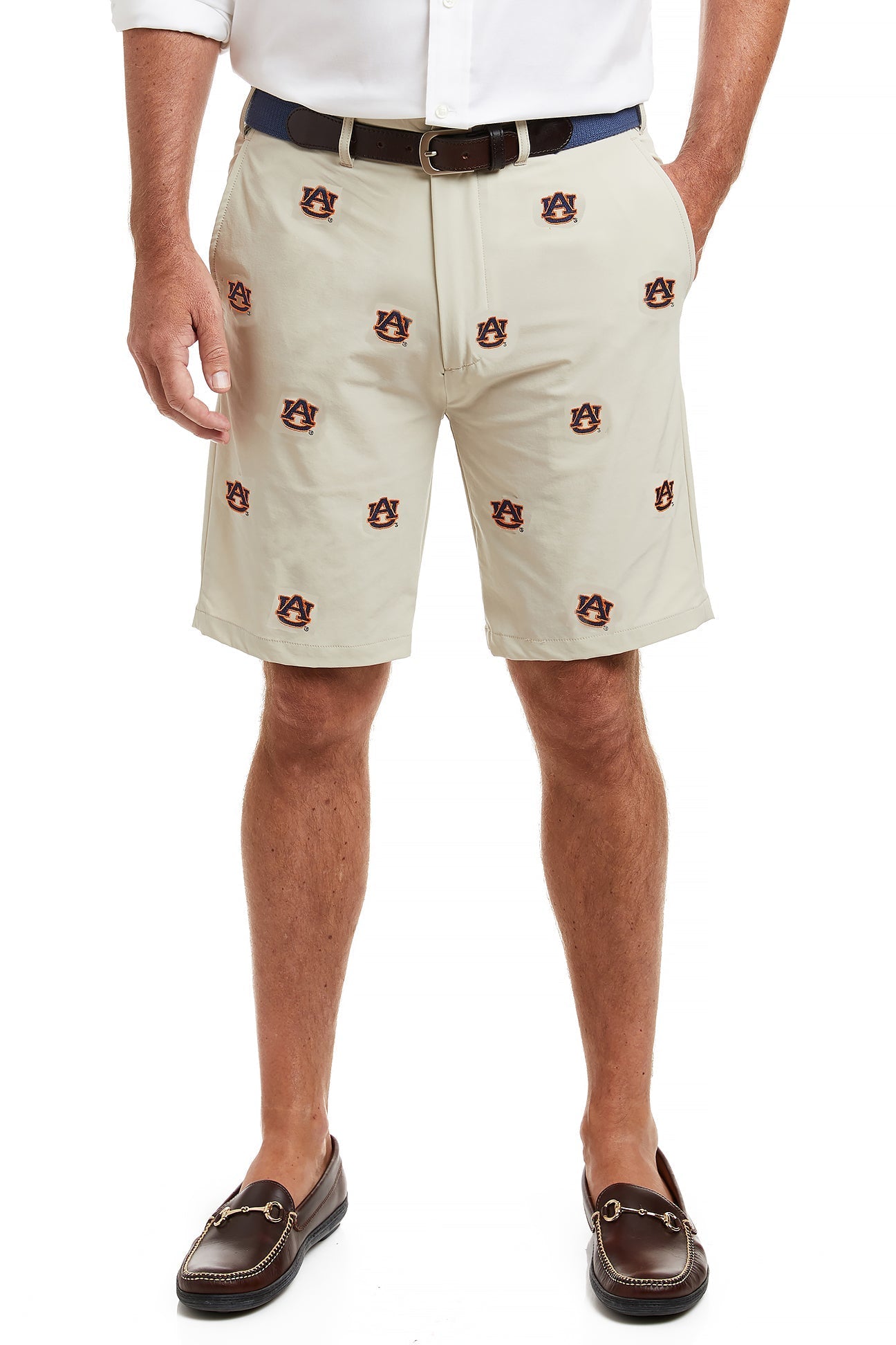 Auburn University Collegiate ACKformance Shorts - Comfortable Khaki Athletic Shorts for Men | Perfect for Gym, Running, and Casual Wear