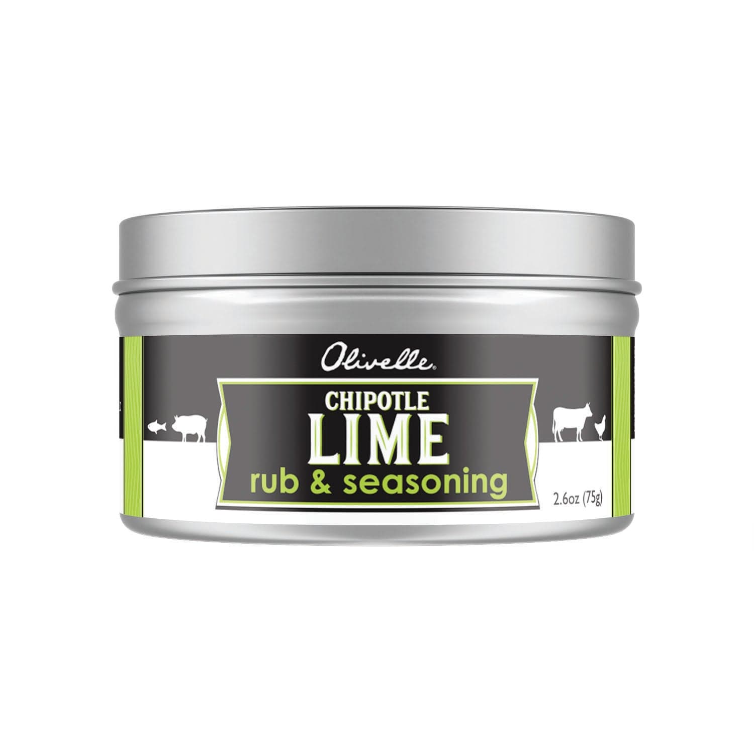 Olivelle Chipotle Lime Rub - Premium Spice Blend for Grilling, BBQ & Meat Seasoning - Perfect for Steak, Chicken & Seafood
