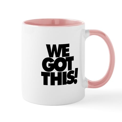 White/Pink Inside - We Got This! Mugs